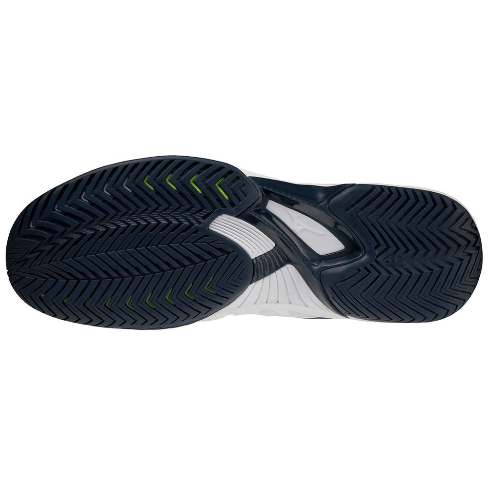 Tênis de Tennis Unissex Mizuno Wave Exceed Tour 5 All Court Branco/Preto 4