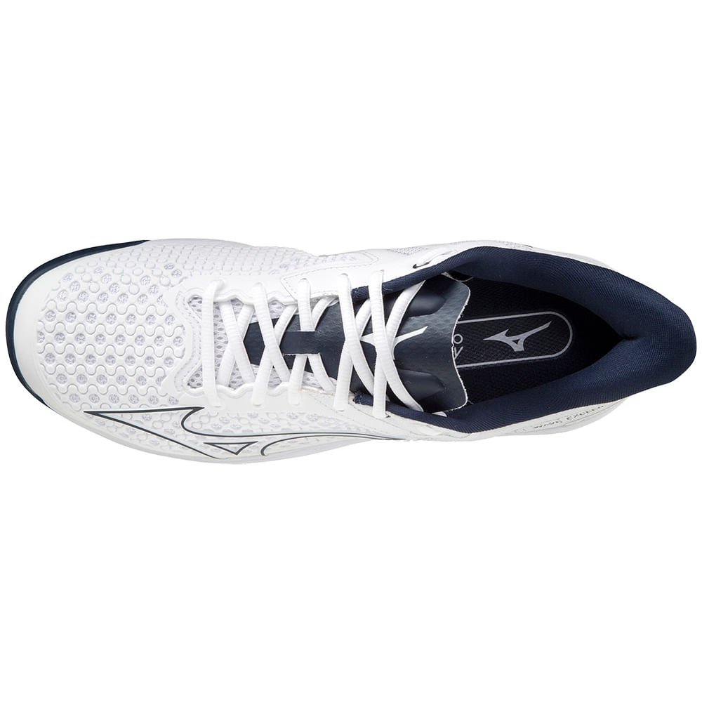 Tênis de Tennis Unissex Mizuno Wave Exceed Tour 5 All Court Branco 2
