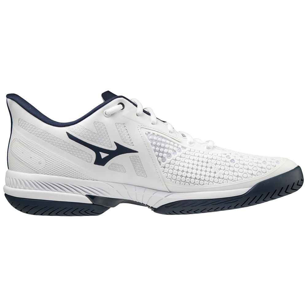 Tênis de Tennis Unissex Mizuno Wave Exceed Tour 5 All Court Branco 4