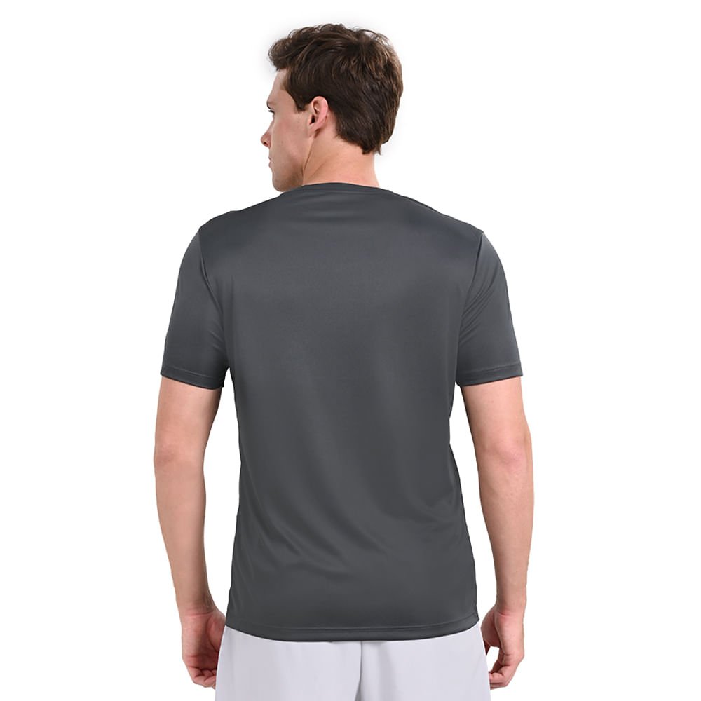 Camiseta de Treino Masculina Mizuno Energy Cinza 3