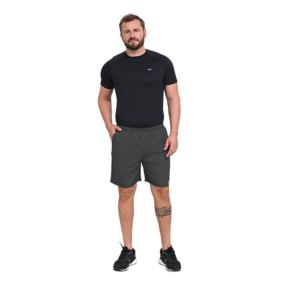 Bermuda de Treino Masculina Mizuno Tennis Master 7 Cinza 5