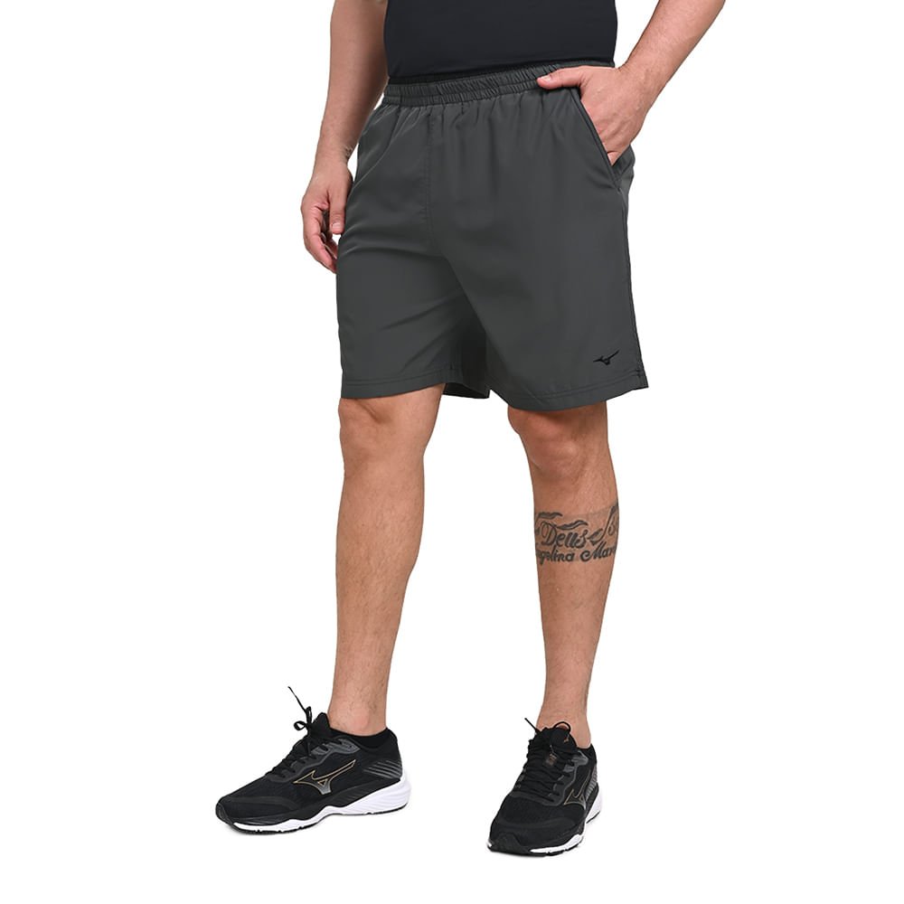 Bermuda de Treino Masculina Mizuno Tennis Master 7 Cinza 2