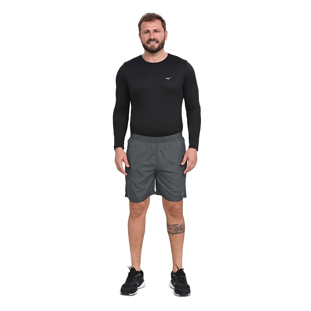Bermuda de Treino Masculina Mizuno Energy 7 Cinza 5