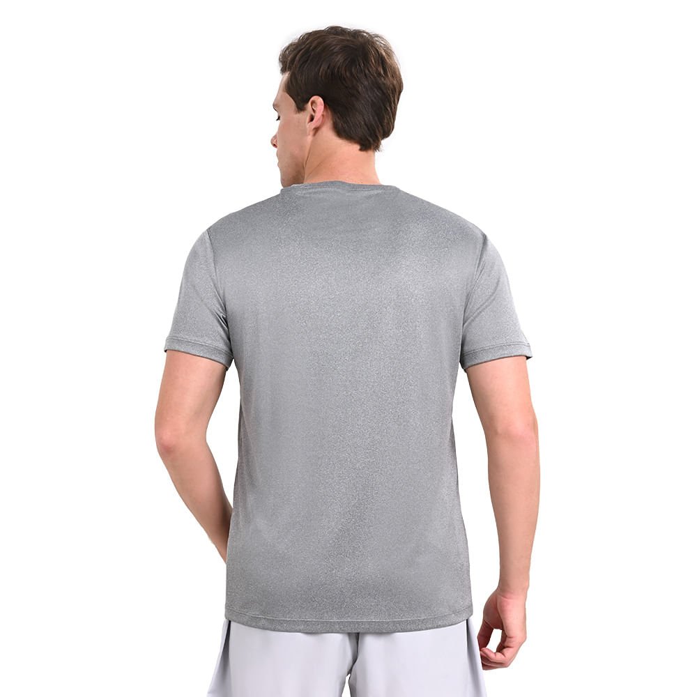 Camiseta de Treino Masculina Mizuno Spark 2 Cinza 3