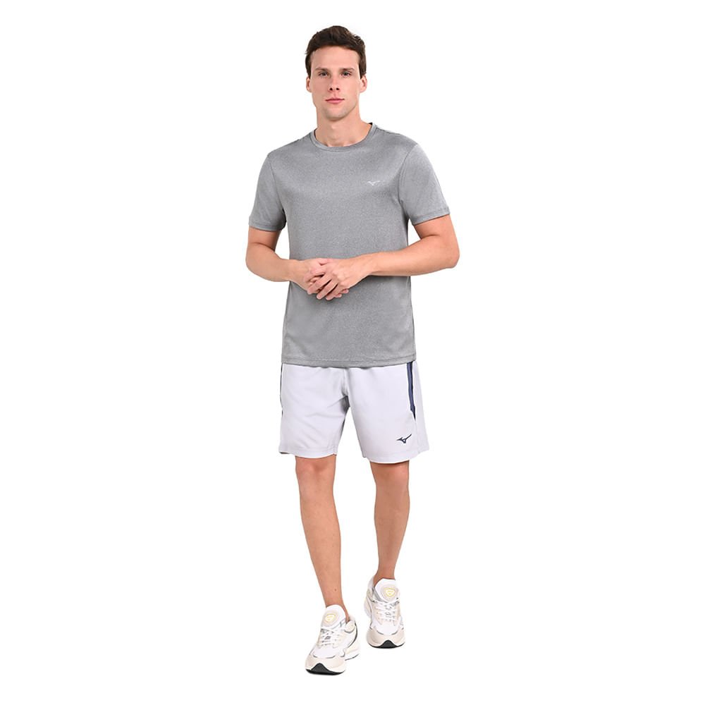 Camiseta de Treino Masculina Mizuno Spark 2 Cinza 4
