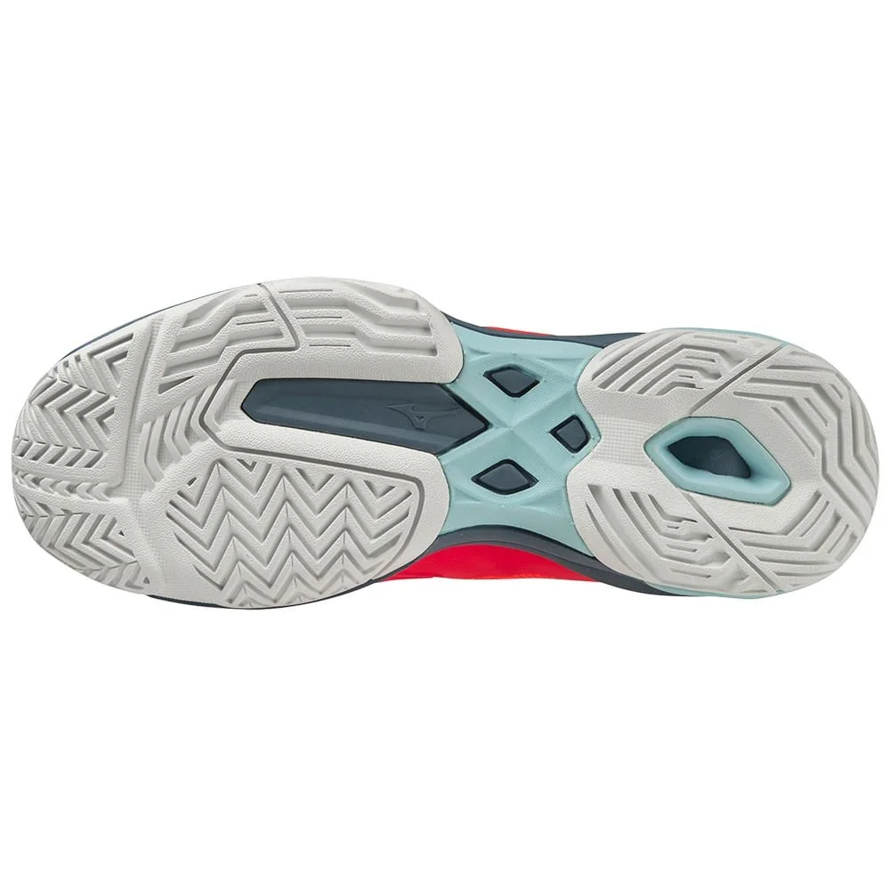 Tênis de Tennis Feminino Mizuno Wave Exceed Light All Court Vermelho 5