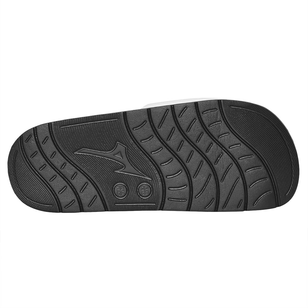 Chinelo Unissex Mizuno Basic Preto/Branco 6