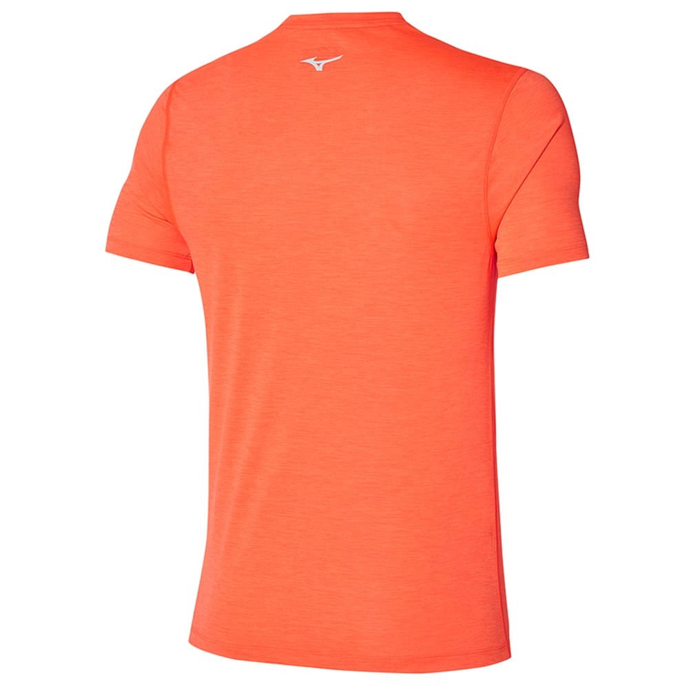 Camiseta de Corrida Masculina Mizuno Core Laranja 2