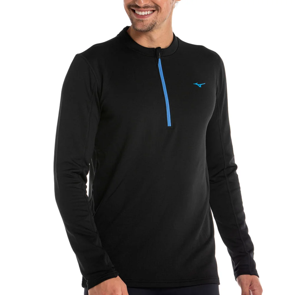 Camiseta Manga longa de Corrida Masculina Mizuno Térmica