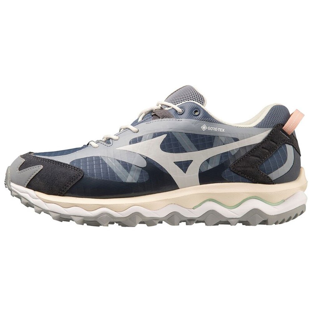 Tênis de Trilha Unissex Mizuno Wave Mujin TL GTX Azul