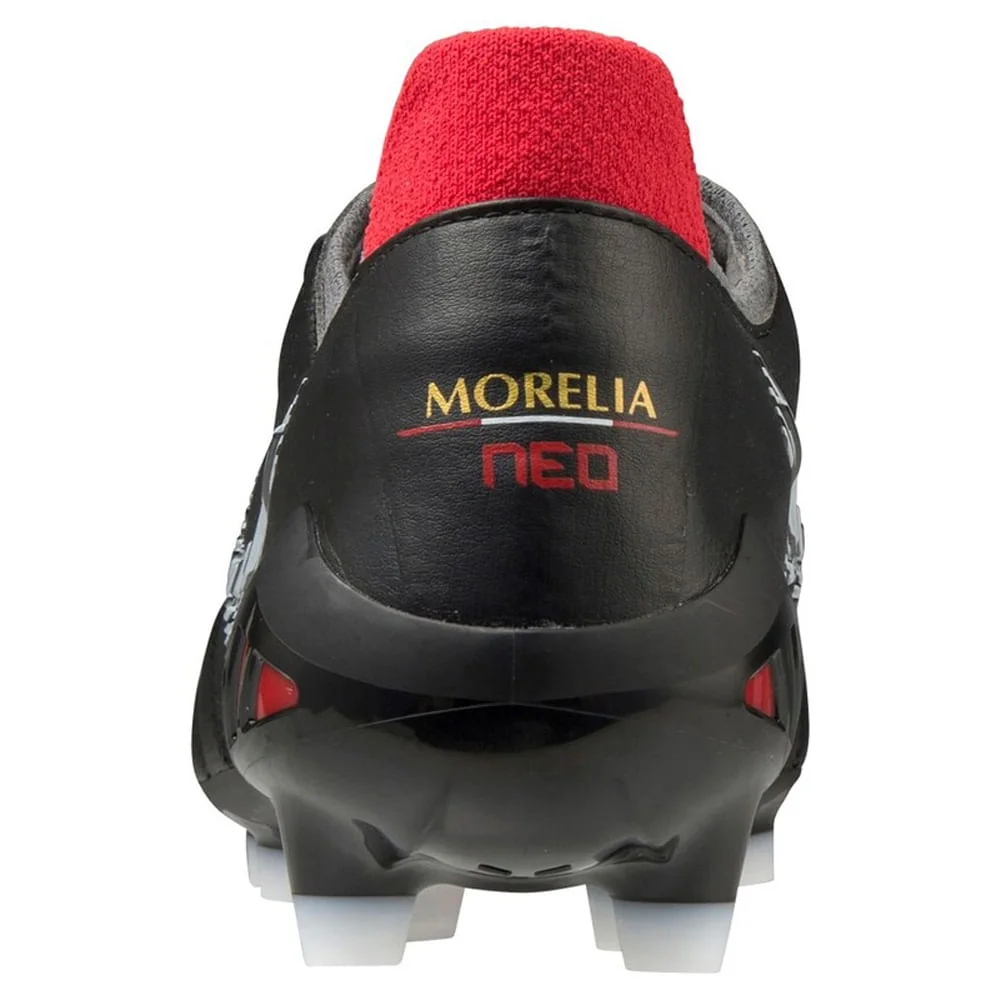 Chuteira de Campo Masculina Mizuno Morelia Neo III Japan Preto/Vermelho 4