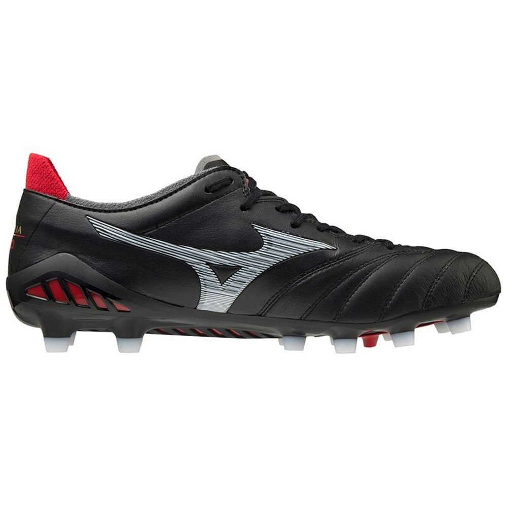 Chuteira de Campo Masculina Mizuno Morelia Neo III Japan Preto/Vermelho 5