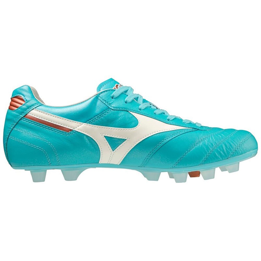 Chuteira de Campo Masculina Mizuno Morelia II Japan MD Azul