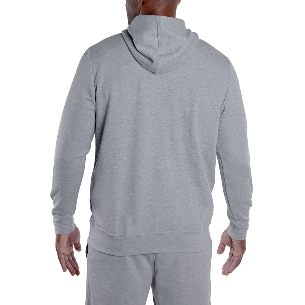 Moletom Masculino Mizuno Zipper Cinza 2