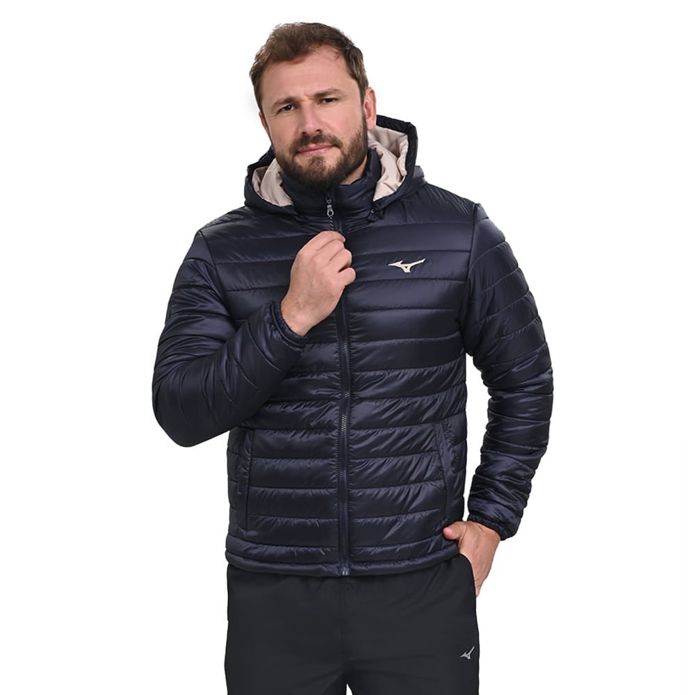 Jaqueta de Treino Masculina Mizuno Puff Azul 2