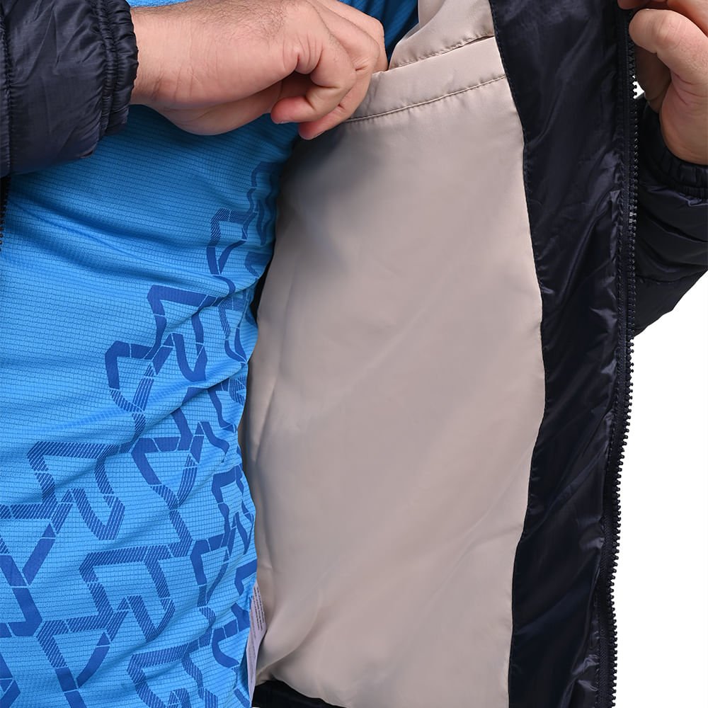 Jaqueta de Treino Masculina Mizuno Puff Azul 9