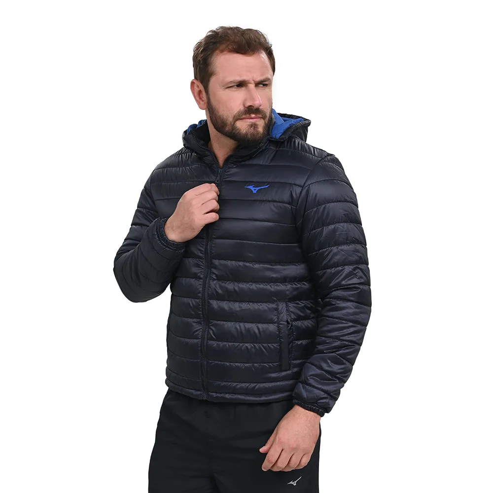 Jaqueta de Treino Masculina Mizuno Puff Azul 9