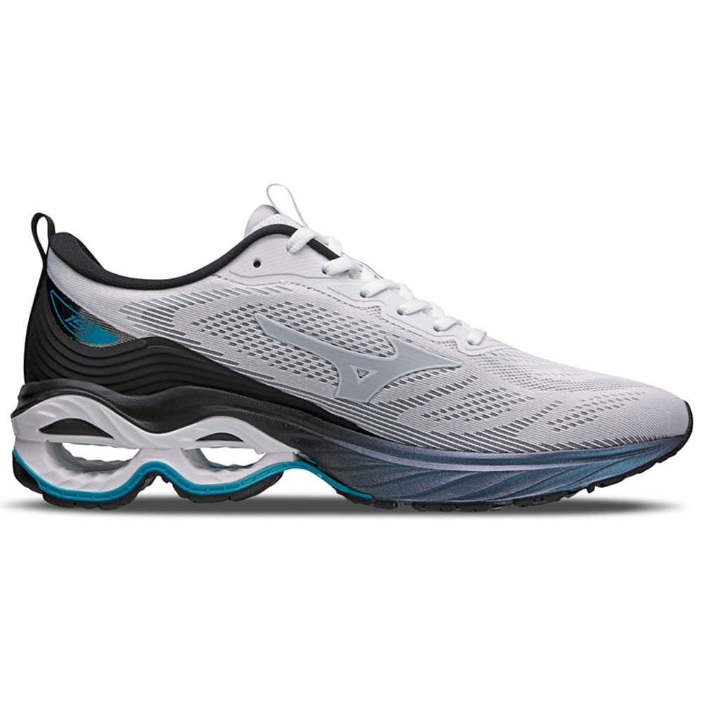 Tênis de Corrida Masculino Mizuno Wave Frontier 15 Branco 4