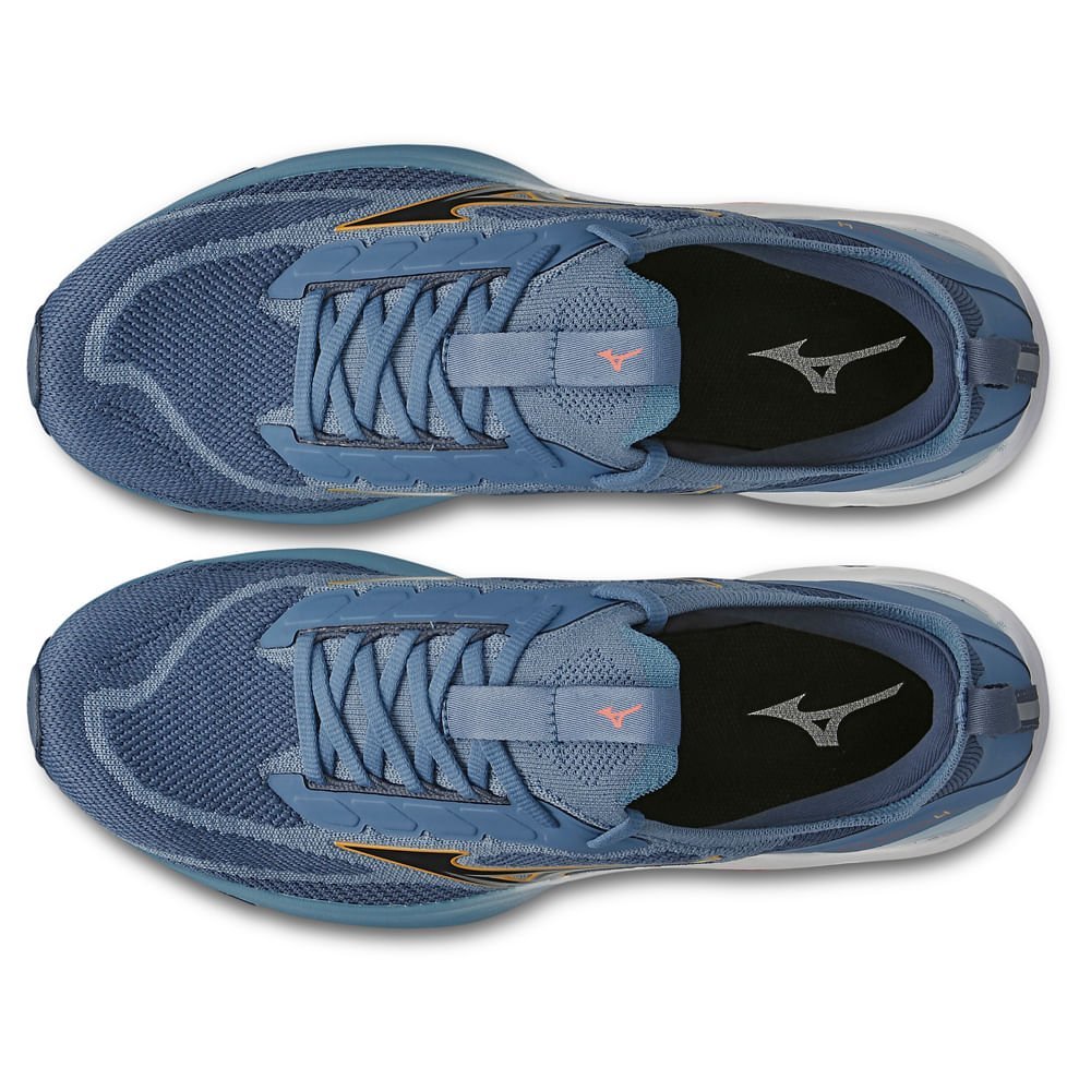 Tênis de Corrida Masculino Mizuno Wave Invictus 4 Azul 2