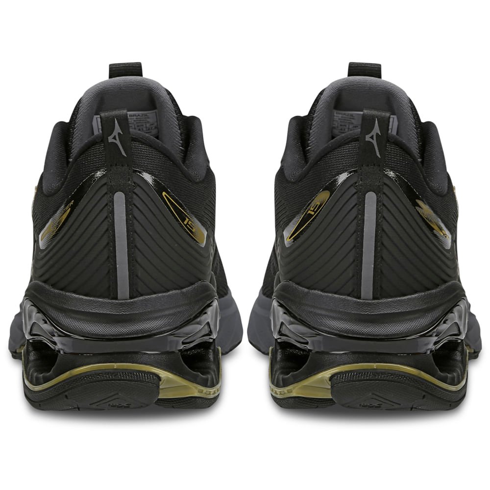 Tênis Mizuno Wave Frontier 15 Masculino Preto 3