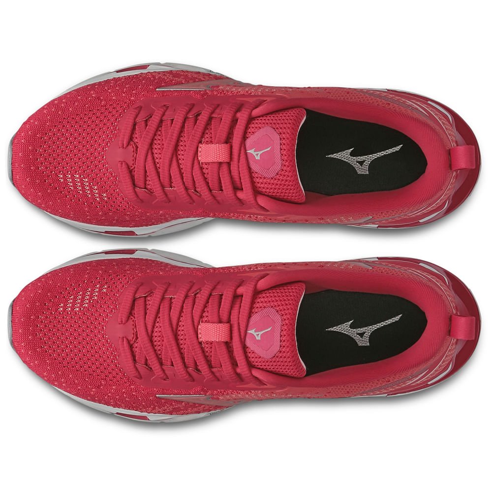 Tênis de Corrida Feminino Mizuno Wave Stratos Vermelho 2