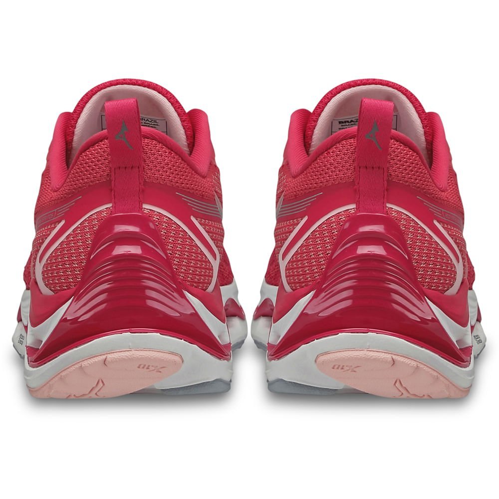 Tênis de Corrida Feminino Mizuno Wave Stratos Vermelho 3