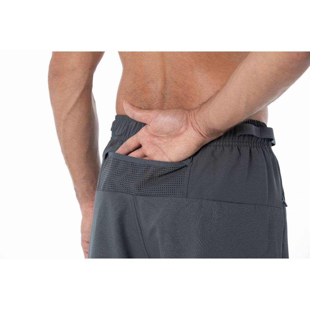 Shorts de Treino Masculino Mizuno Trail Cinza 3