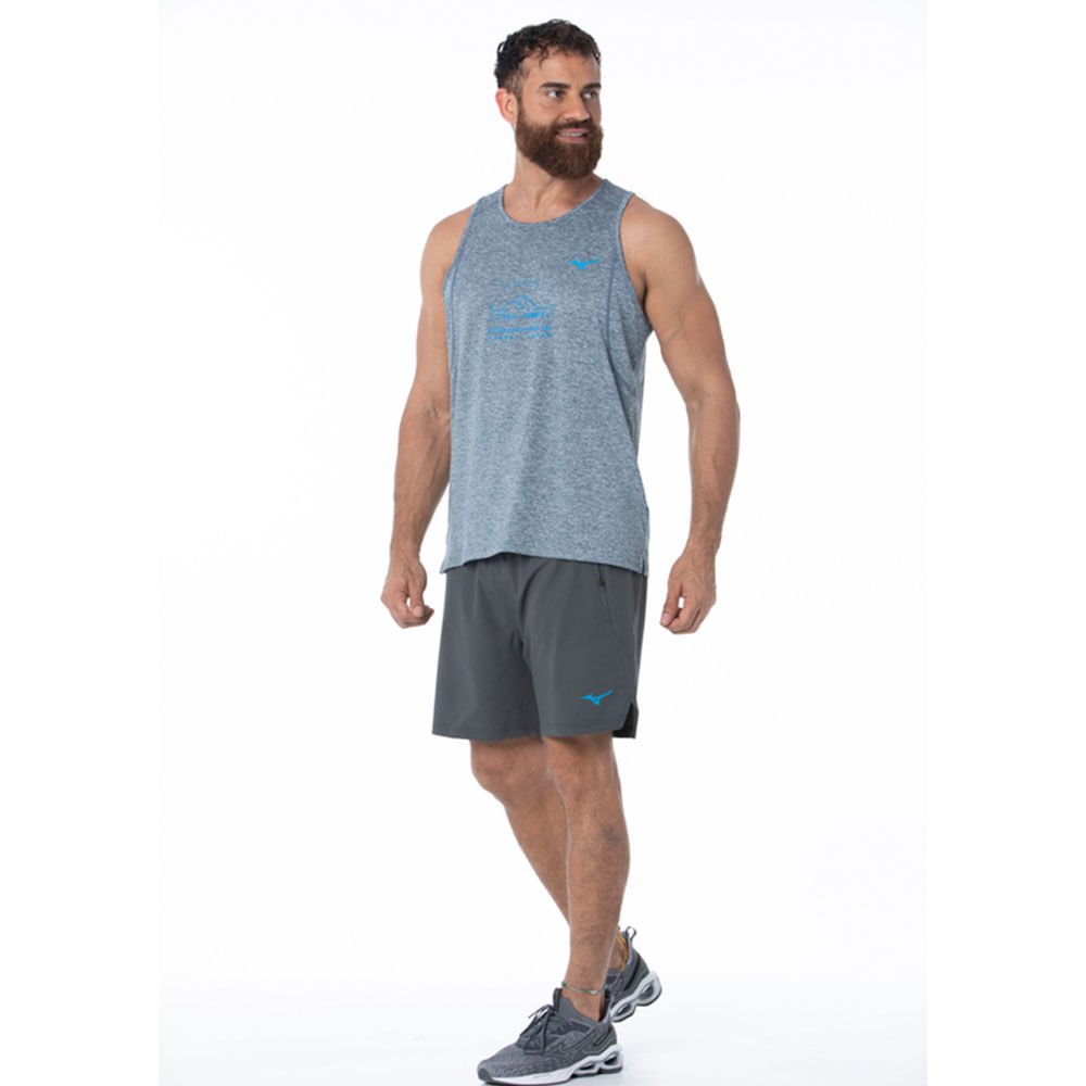 Regata de Treino Masculina Mizuno Trail Azul 5