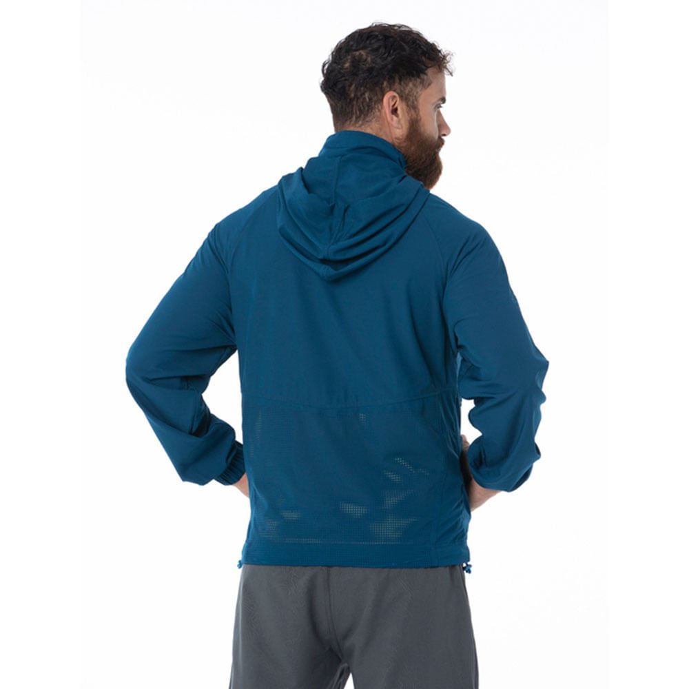 Jaqueta de Treino Masculina Mizuno Trail Azul 2