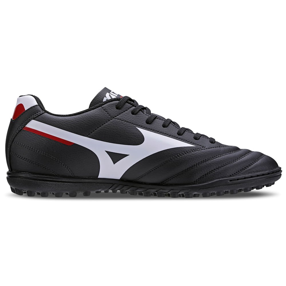 Chuteira Society Masculina Mizuno Morelia Club AS Preto 4