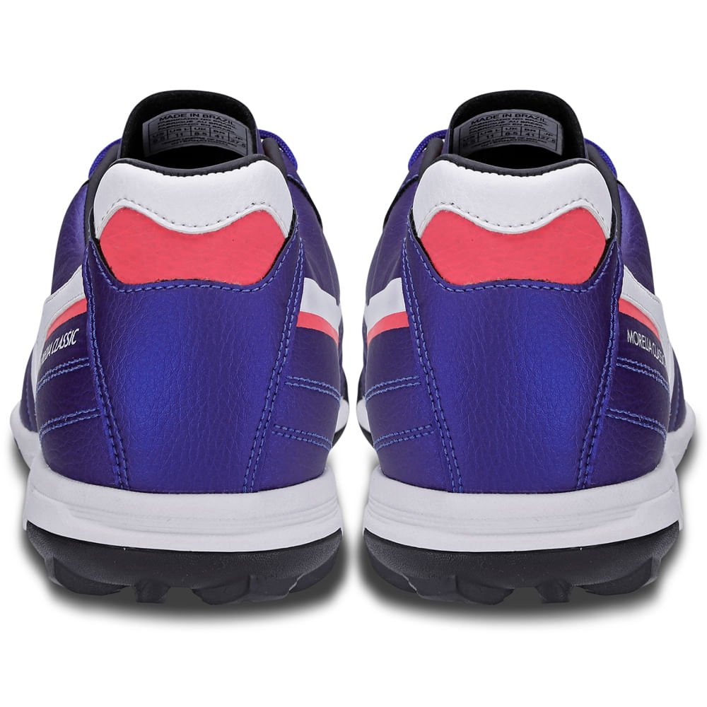 Chuteira Society Masculina Mizuno Morelia Classic AS Azul/Branco/Vermelho 4