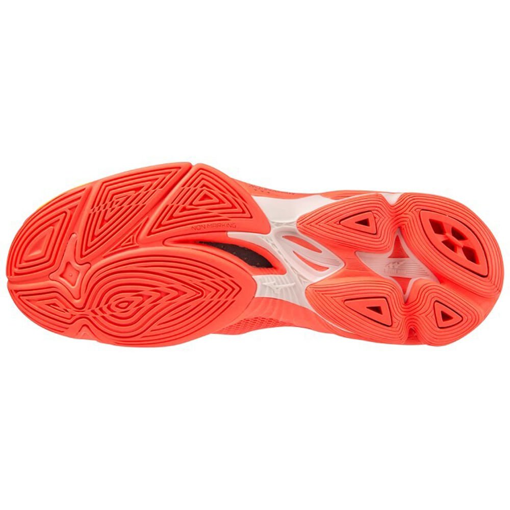 Tênis de Vôlei Unissex Mizuno Wave Lightning Z7 Laranja 2