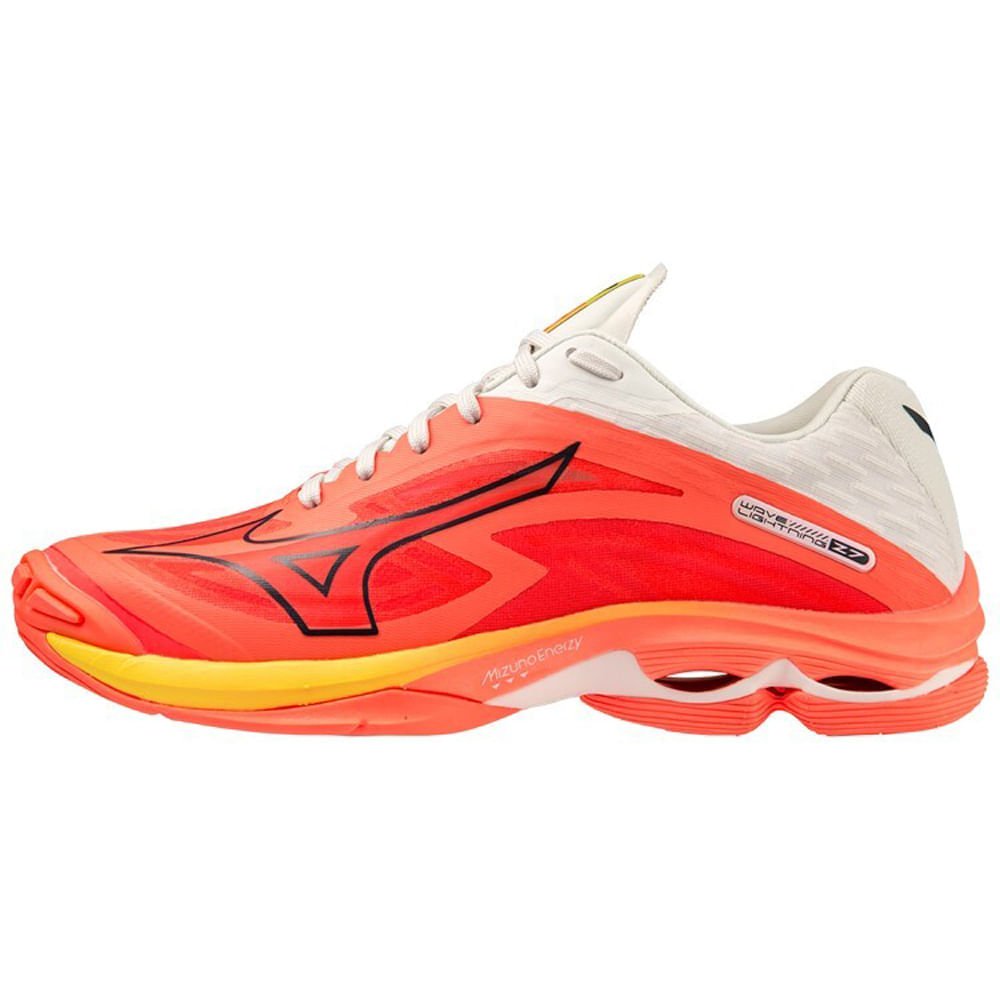 Tênis de Vôlei Mizuno Wave Lightning Z7 Laranja
