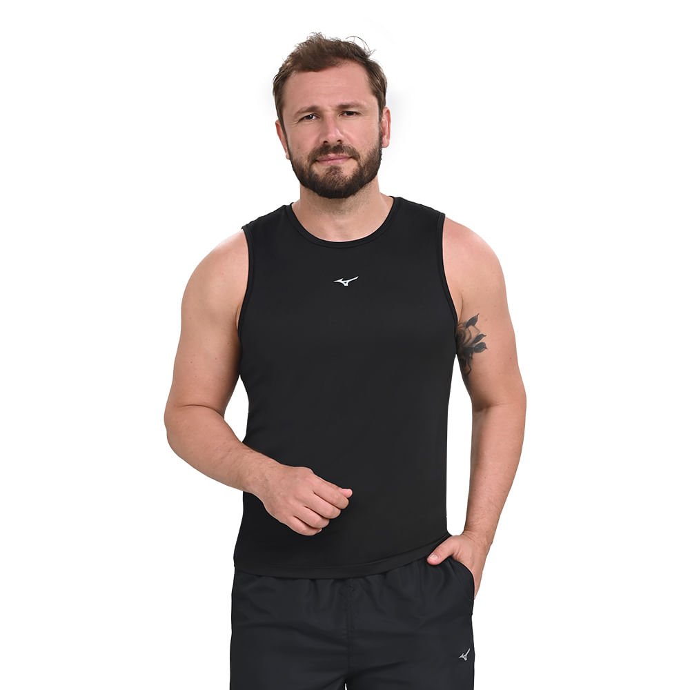 Regata de Treino Masculina Mizuno Nirvana Preto 2