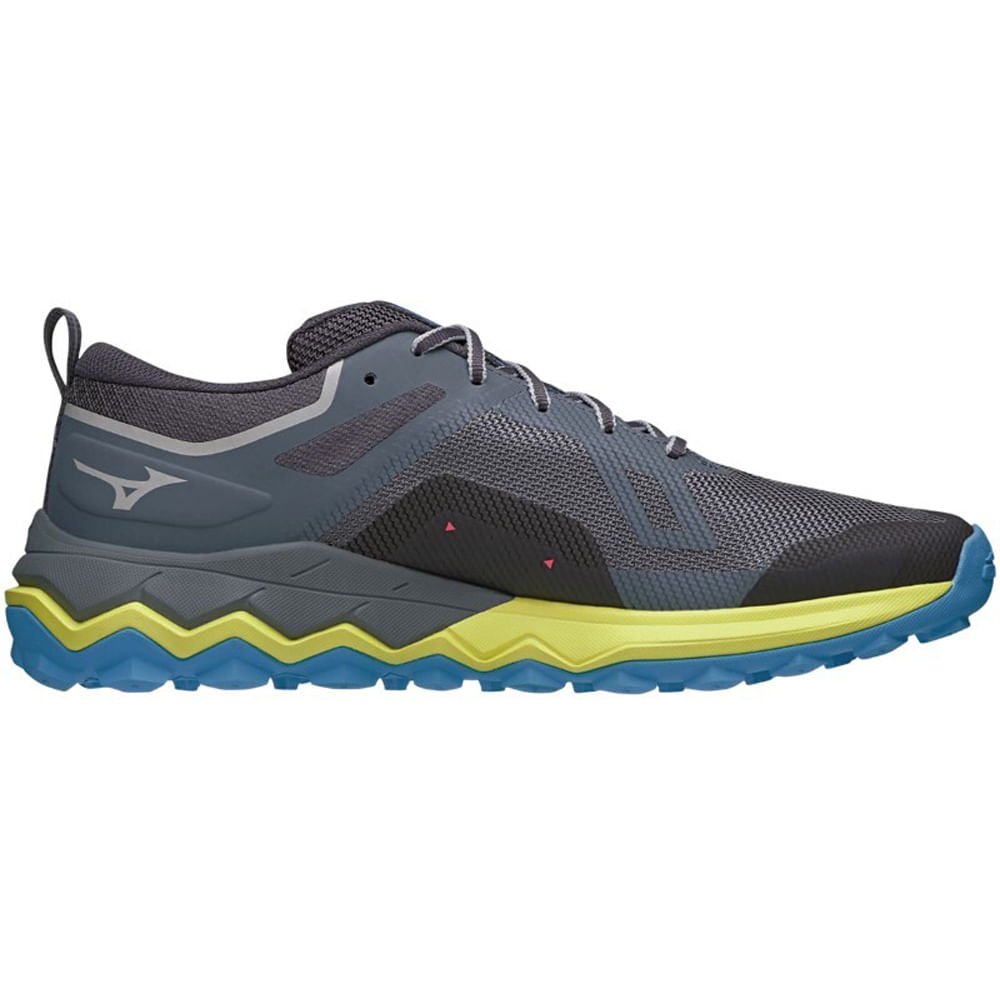 Tênis de Trilha Masculino Mizuno Wave Ibuki 4 Cinza/Verde/Azul 4
