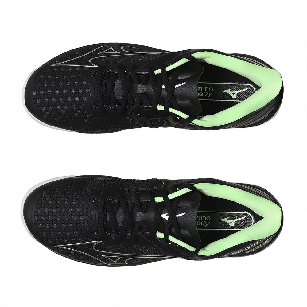 Tênis de Tennis Mizuno Wave Exceed Tour 5 All Court Preto/Verde