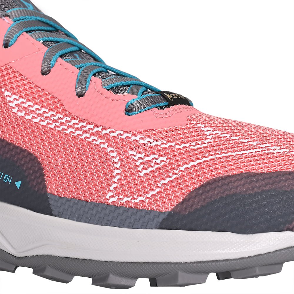 Tênis de Trilha Feminino Mizuno Wave Ibuki 4 GTX Rosa/Cinza 5