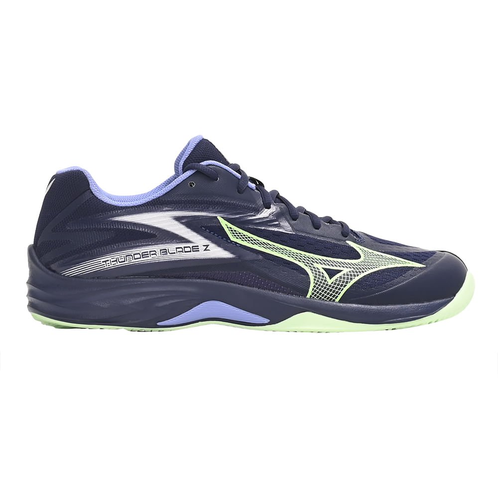 Tênis de Volei Unissex Mizuno Thunder Blade Z Azul/Verde 4
