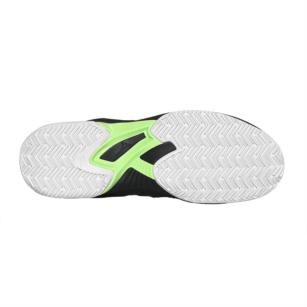 Tênis de Tennis Unissex Mizuno Exceed Tour 5 Clay Court Preto/Verde 5