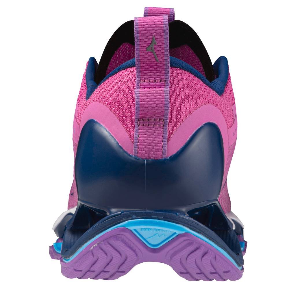 Tênis Feminino Mizuno Wave Prophecy 13 Rosa/Azul 3