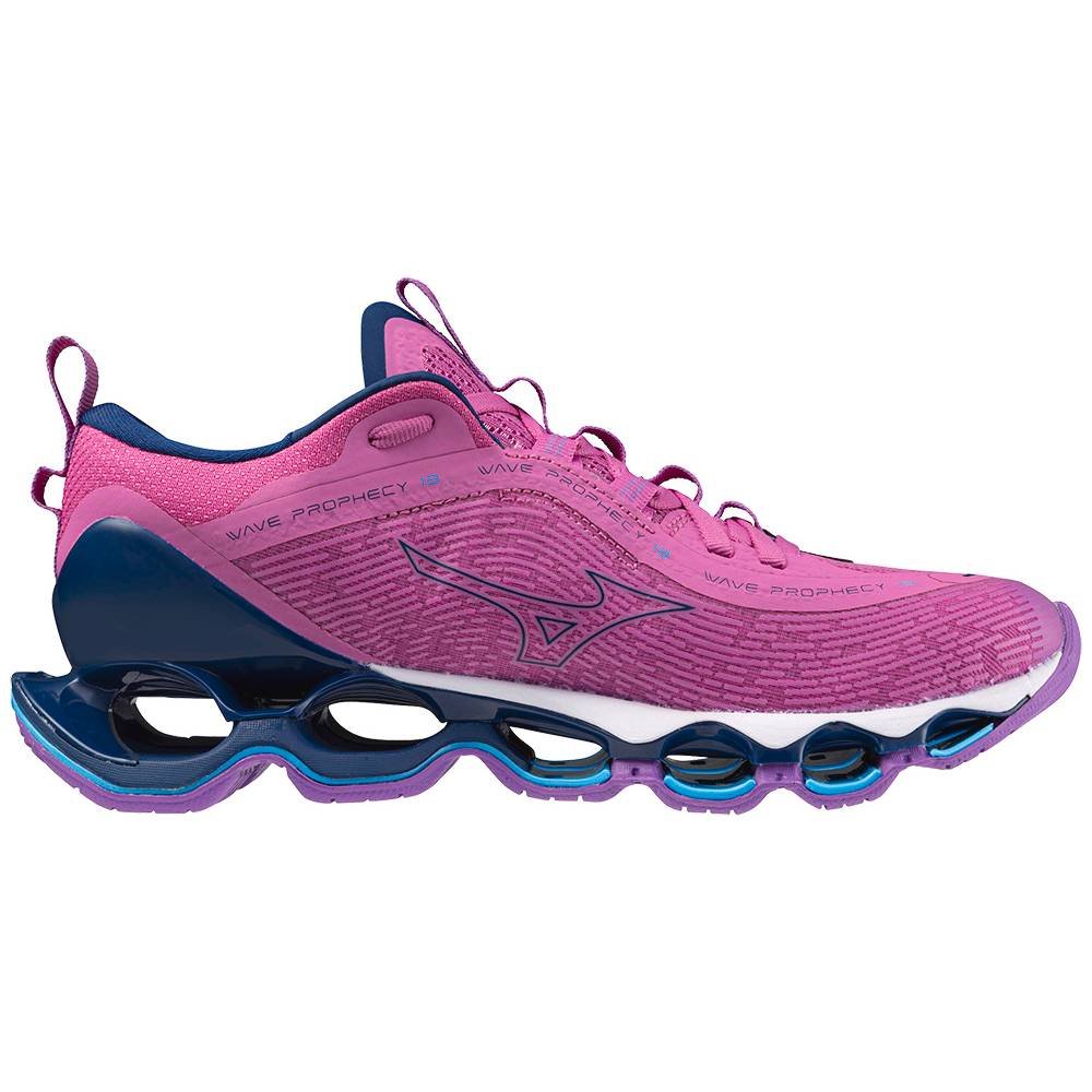 Tênis Feminino Mizuno Wave Prophecy 13 Rosa/Azul 4