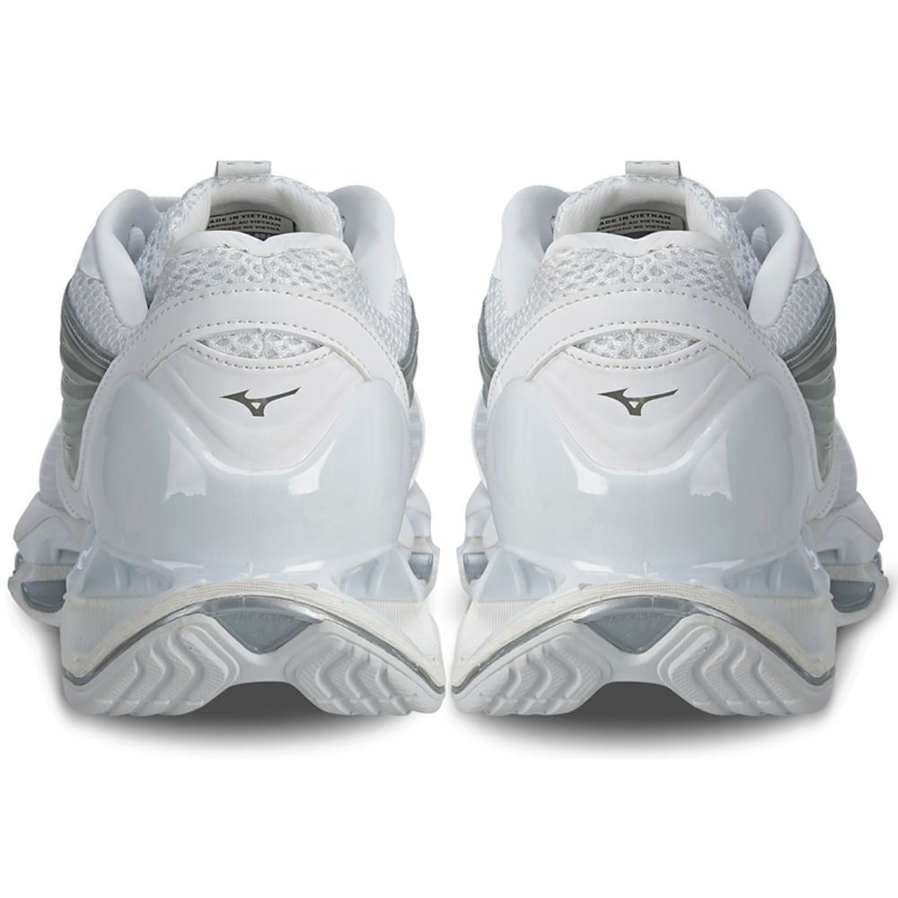 Tênis Unissex Mizuno Wave Prophecy 13-S Branco/Prata 3
