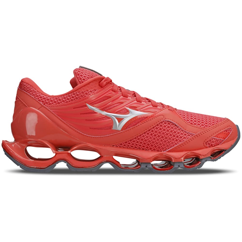 Tênis Unissex Mizuno Wave Prophecy 13-S Vermelho 4