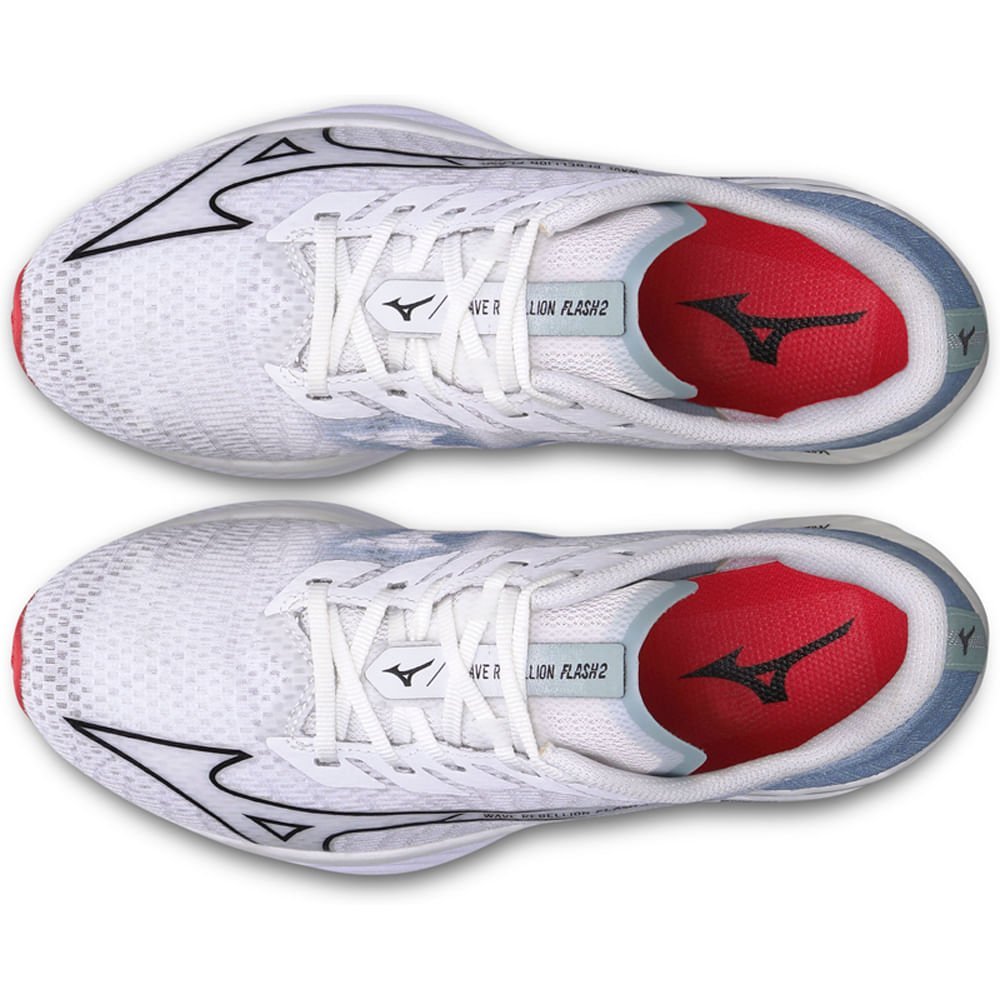 Tênis de Corrida Feminino Mizuno Wave Rebellion Flash 2 Branco 2