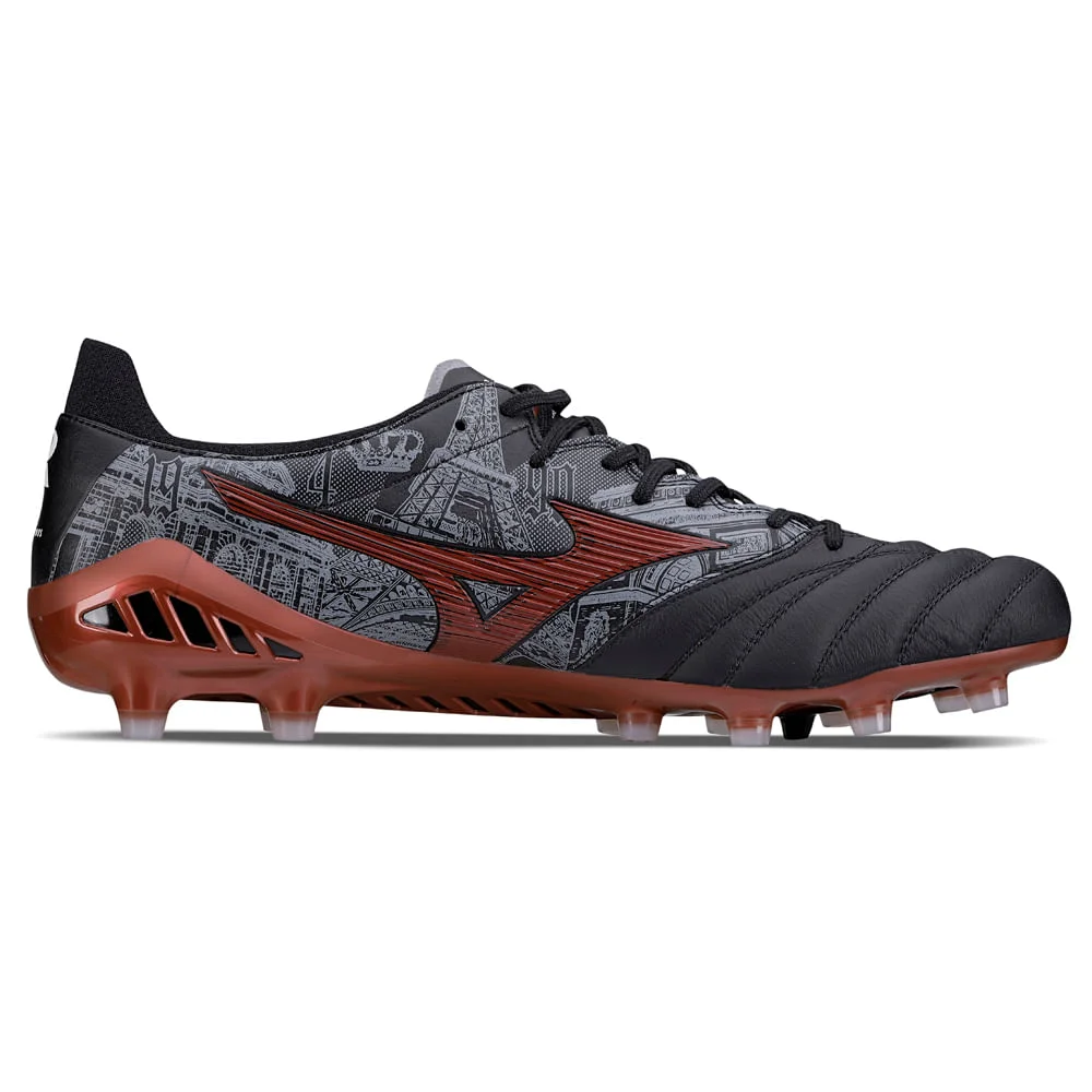 Chuteira de Campo Masculina Mizuno Neo III SR4 Japan Preto/Vermelho 5