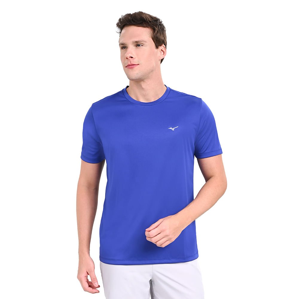 Camiseta de Treino Masculina Mizuno Energy Azul 2