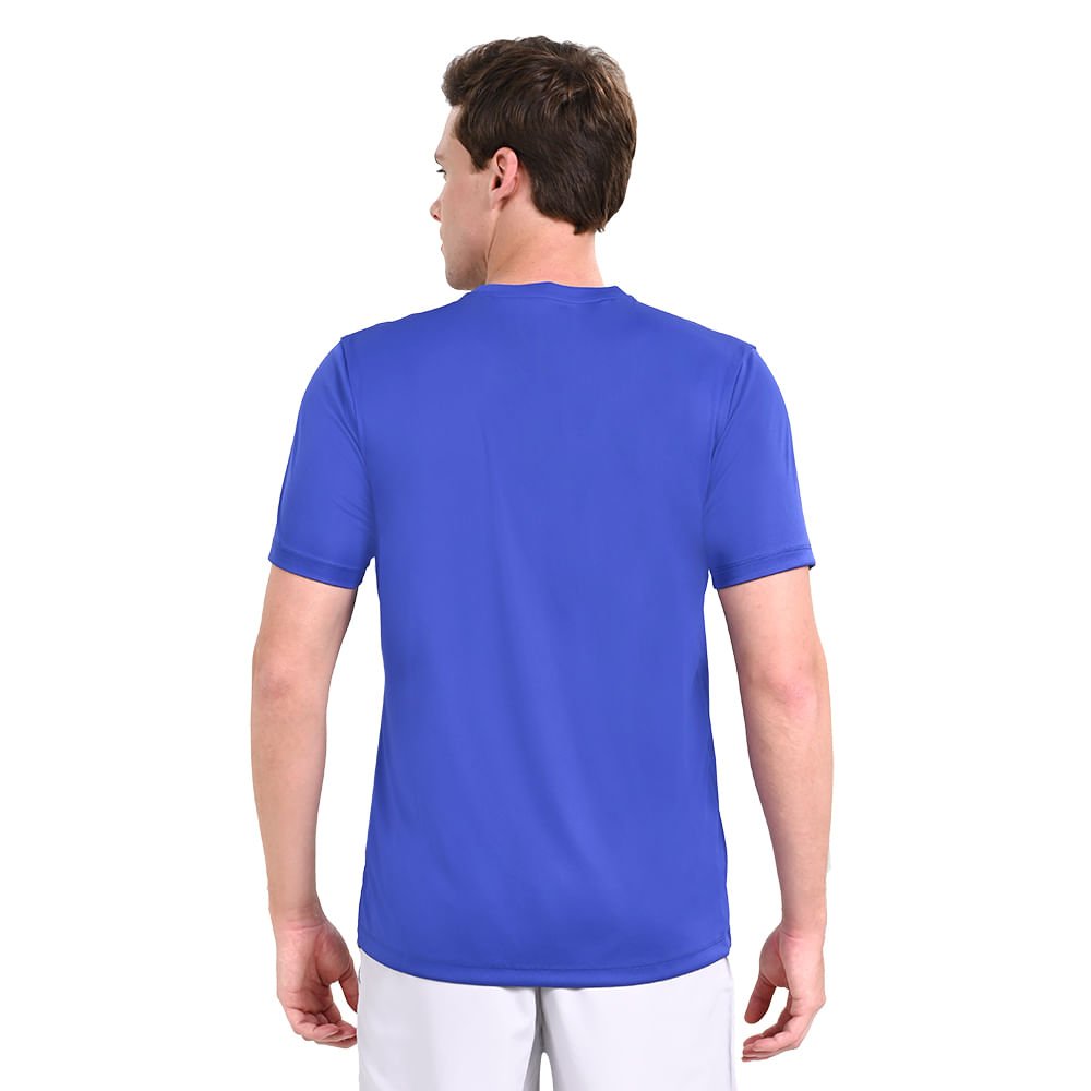 Camiseta de Treino Masculina Mizuno Energy Azul 3