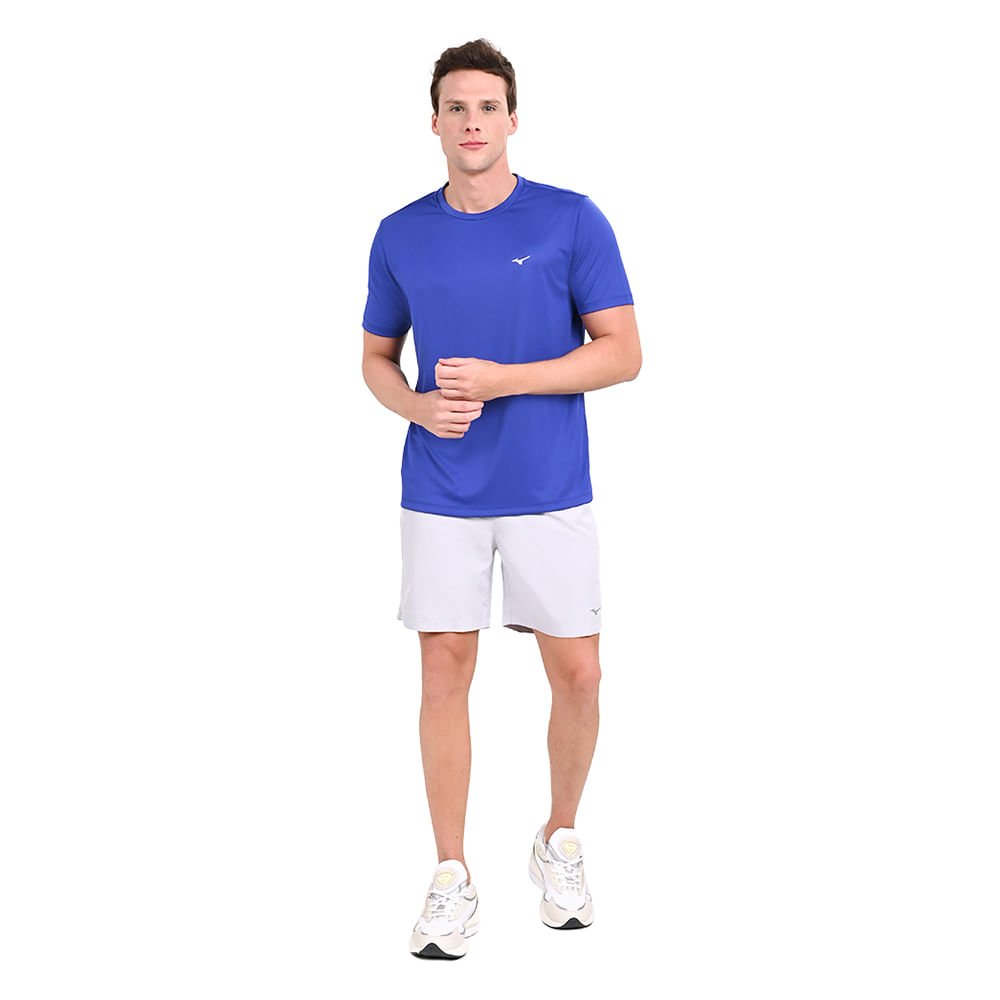 Camiseta de Treino Masculina Mizuno Energy Azul 4