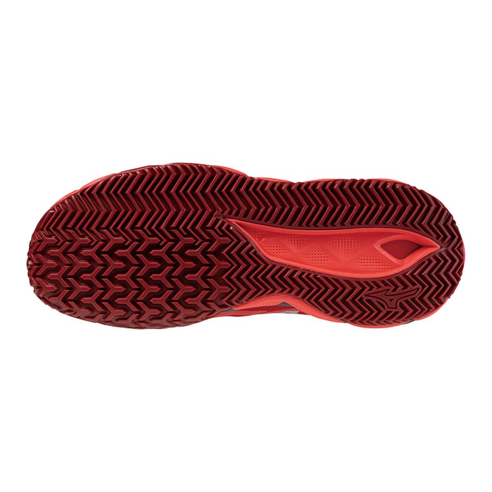Tênis de Tennis Unissex Mizuno Wave Enforce Tour Clay Court Vermelho/Preto 5