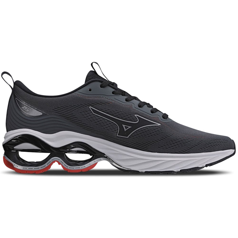 Tênis de Corrida Masculino Mizuno Wave Frontier 15 Cinza 4